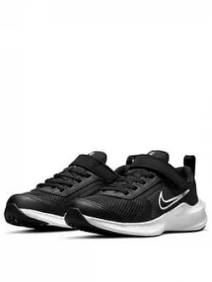 Nike Downshifter 11 (psv), Black/White, Size 1