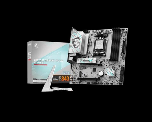 MSI B840M GAMING PLUS WIFI6E AM5 DDR5 MATX Motherboard