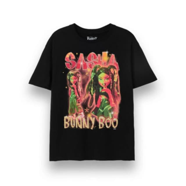 (XXX-Large) Bratz Short Sleeved T-Shirt (Womens Black)