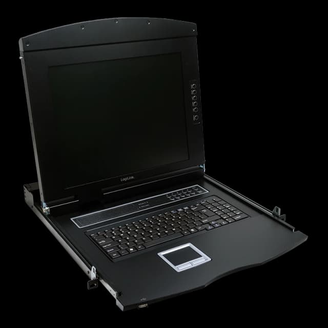 LogiLink KVM Console with 17" LCD Screen. VGA. US keyboard layout