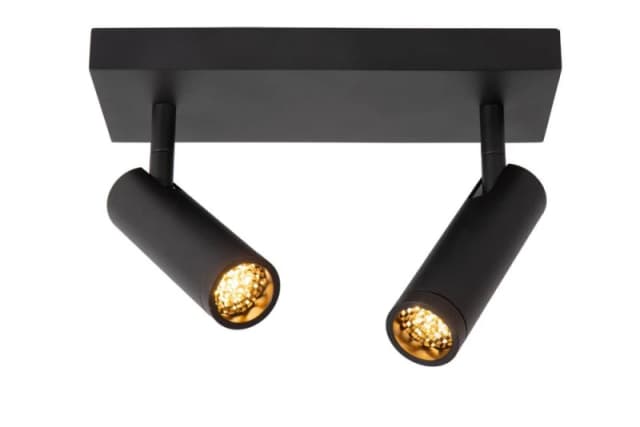 Netlighting Grado Ceiling spotlight 2xGU10 (MR11) Black Unisex