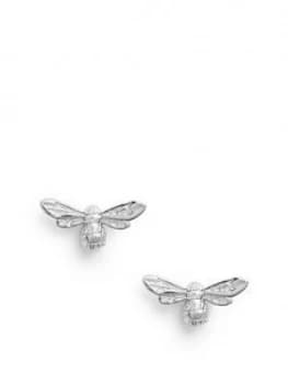 Olivia Burton Lucky Bee Stud Earrings Silver