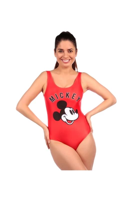 Disney Mickey Mouse Swimsuit Red