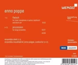 Enno Poppe - Enno Poppe: Prozession CD Album - Used