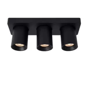 Nigel Modern Ceiling Spotlight - LED Dim to warm - GU10 - 3x5W 2200K/3000K - Black