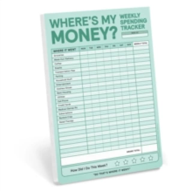Knock Knock Where's My Money Weekly Budget Tracker Pad (Pastel Version) Other printed item
