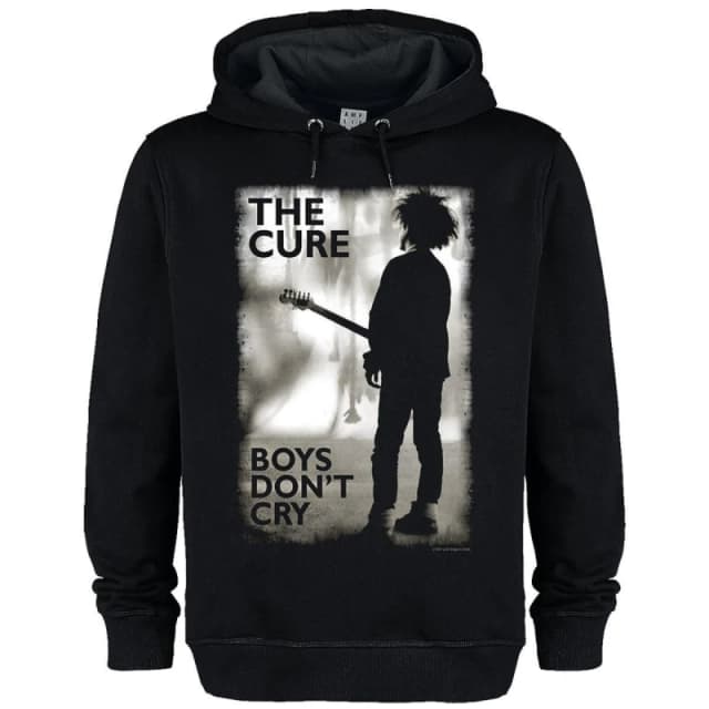 Amplified Amplified Men Don't Cry The Cure Hoodie in Black Size: X-Small Black XS Male 5063425839339