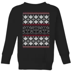 Star Wars Imperial Darth Vader Kids Christmas Jumper - Black - 11-12 Years
