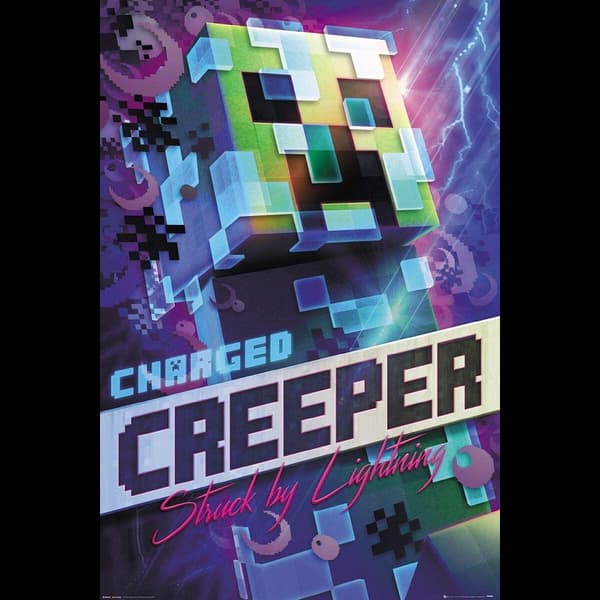 Minecraft - Charged Creeper Maxi Poster