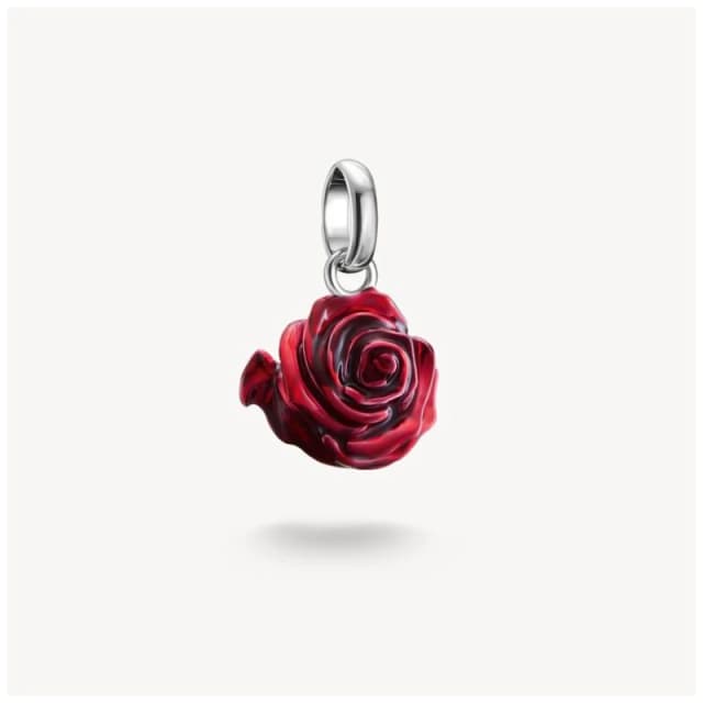Thomas Sabo CC1263-007-10 Charm pendant red rose blossom Jewellery