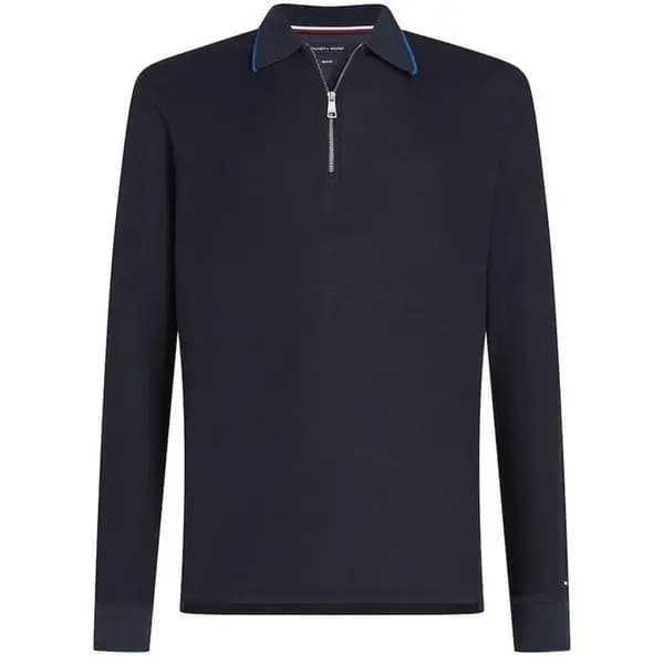 Tommy Hilfiger DC STRUCTURE L/S SLIM POLO S Blue 54850618350