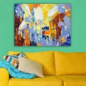 446402158_70100 Multicolor Decorative Canvas Painting