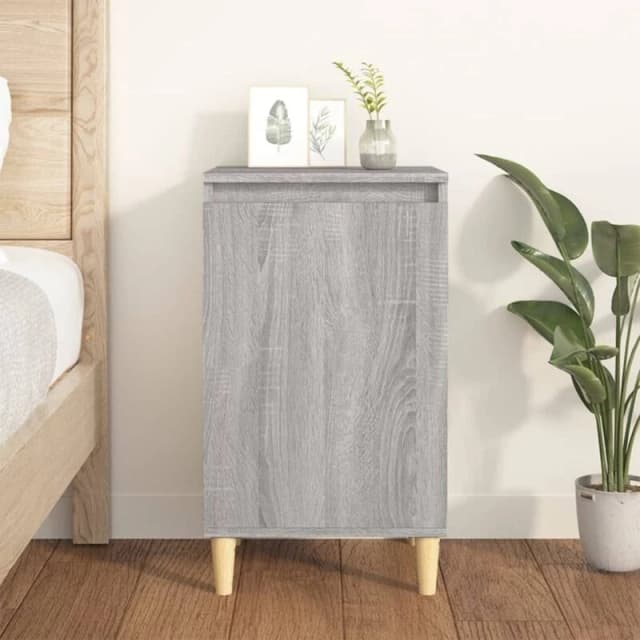 VIDAXL Bedside Cabinet Grey Sonoma 40x35x70cm Engineered Wood Vidaxl 8720845737306