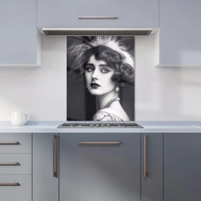 Warren Reed Designer Glamorous Edwardian Showgirl Kitchen Splashback