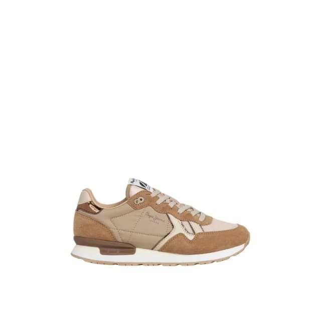Pepe Jeans Womens Trainers Pepe Jeans Brit Mirror Beige Female 36