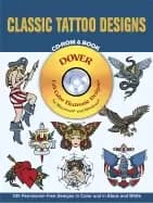classic tattoo designs cd rom and book