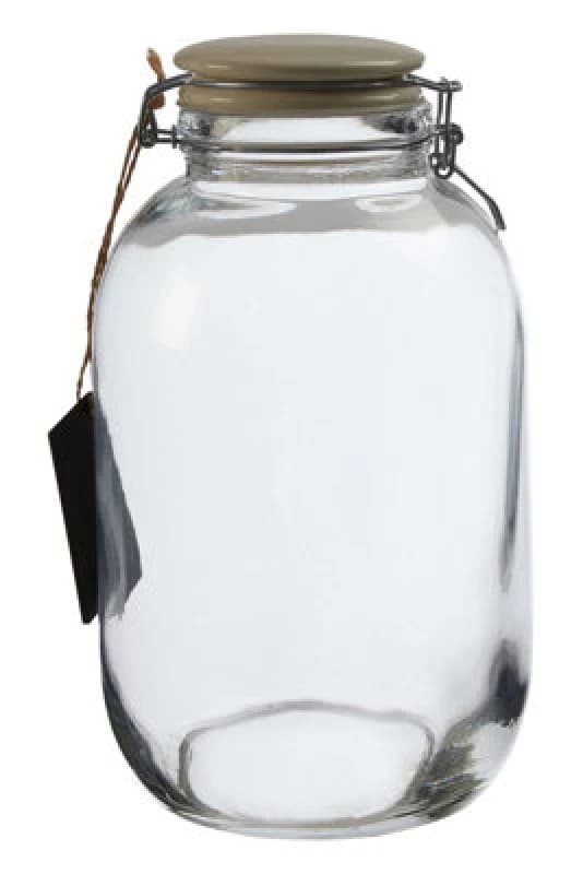 Premier Housewares Grocer Large Storage Jar Clear