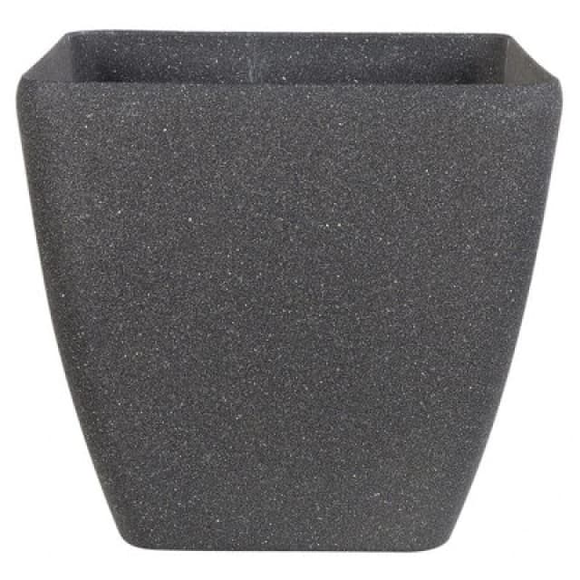 Beliani Plant Pot Zeli 42cm Dark Grey