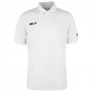 BLK Mens Cricket Polo - White