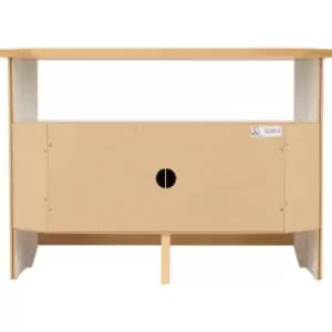 Ludlow White and Oak Lacquer tv Unit