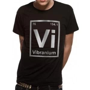Marvel Comics - Vibranium Mens Small T-Shirt - Black