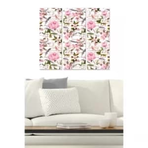 MDF277012319 Multicolor Decorative MDF Painting (3 Pieces)