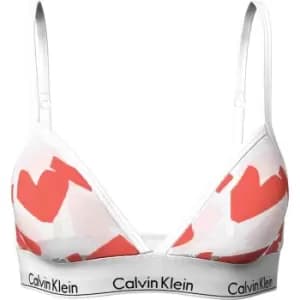 CALVIN KLEIN Modern Cotton Triangle Bra - Red