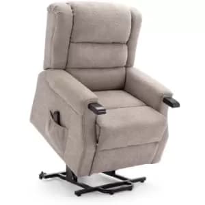 More4homes - ashfield electric fabric dual motor riser recliner lift mobility tilt chair mocha - Mocha