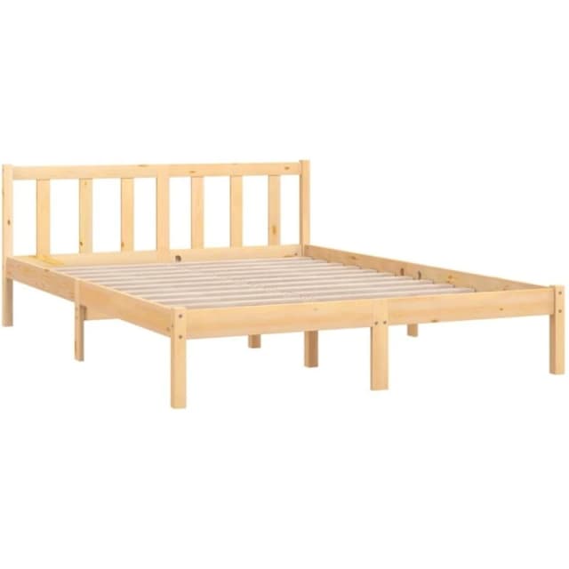 VIDAXL 810077 Bed Frame without Mattress Solid Wood 120x200cm Vidaxl 8720286671542