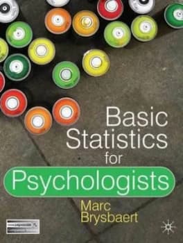 Basic Statistics for Psychologists by Marc Brysbaert Paperback