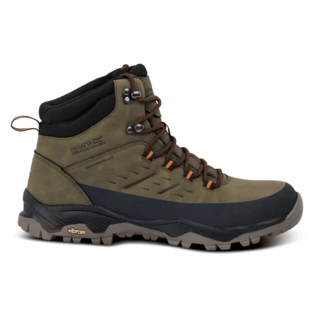 Regatta Regatta Men Blake Breathable Waterproof Walking Boots in Green Size: 8 Green 8 Male 5063516062400