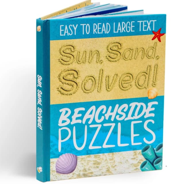 Boxer Gifts Sun Sand Solved - The Beachside Puzzle Book Multi unisex One size