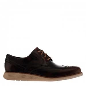 Rockport Wingtip Shoes Mens - Dk Brown Box