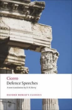 Defence Speeches by Cicero Book
