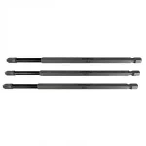 Pozidriv Impact Screwdriver Bits PZ3 X 150MM (Pack 3)