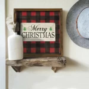 KZM369 Brown Beige Black Red Green Decorative Framed MDF Painting