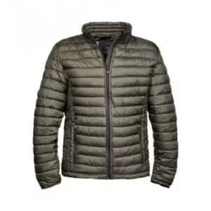 Tee Jays Mens Zepelin Padded Jacket (3XL) (Dark Olive)