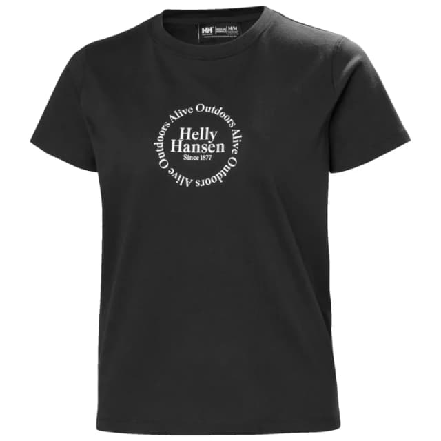 Helly Hansen Womens T-Shirt Helly Hansen Core Graphic 2.0 Noir Female L