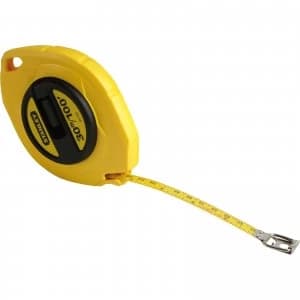 Stanley Closed Case Steel Tape Measure Imperial & Metric 100ft / 30m 9.5mm