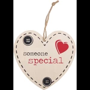 Someone Special Hanging Heart Sign