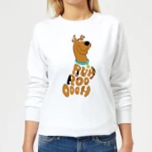 Scooby Doo RUHROOOOOH Womens Sweatshirt - White - L