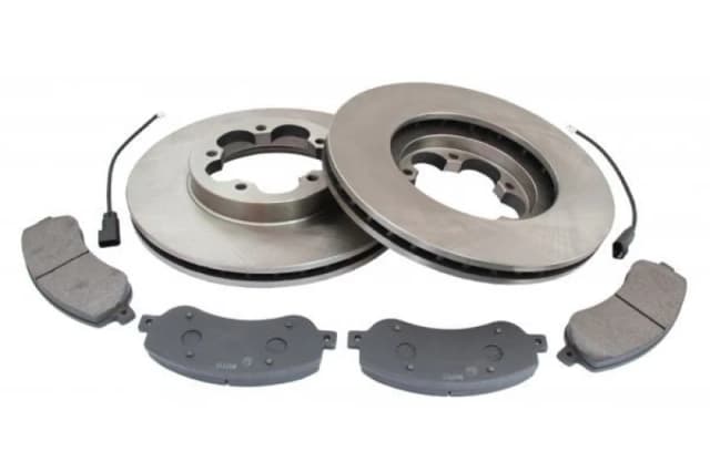MAPCO 47667 Brake disc and pads set Front Axle, Brake Disc Type: Vented, incl. wear warning contact Brake Set,disc brakes (3405)
