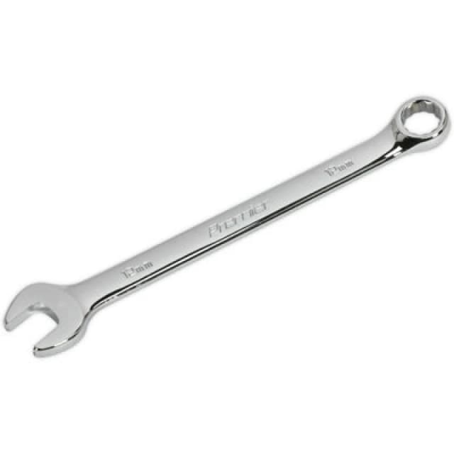 Loops 12mm Steel Combination Spanner - Long Slim Design Combo Wrench - Chrome Vanadium Metallics