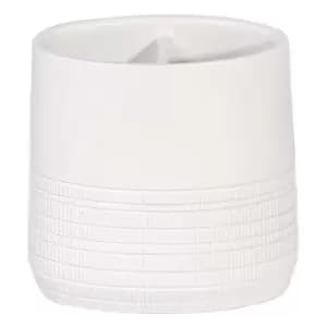 Strata White Resin Tumbler - White