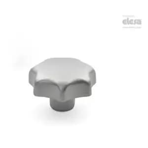 Elesa - Lobe knob-DIN 6336-NI-63-M10-E