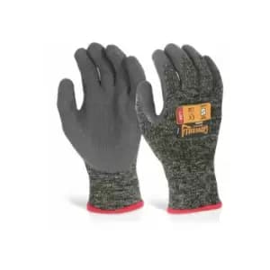 Latex palm coated glove green lge (Pair) - Glovezilla
