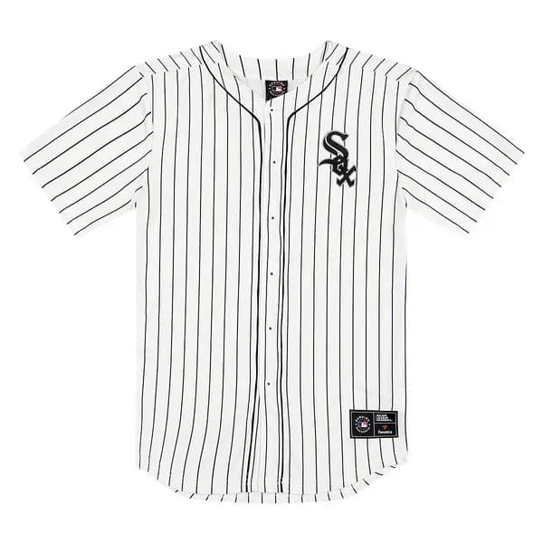 Fanatics MLB Chicago White Sox Foundation Baseball Jersey, White And Black/black