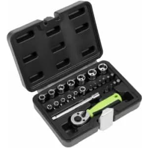Socket Set 25PC 1/4" Sq Drive - Metric