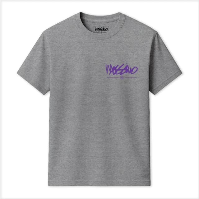 Mossimo Mens Signature T-Shirt Grey Marl male Small