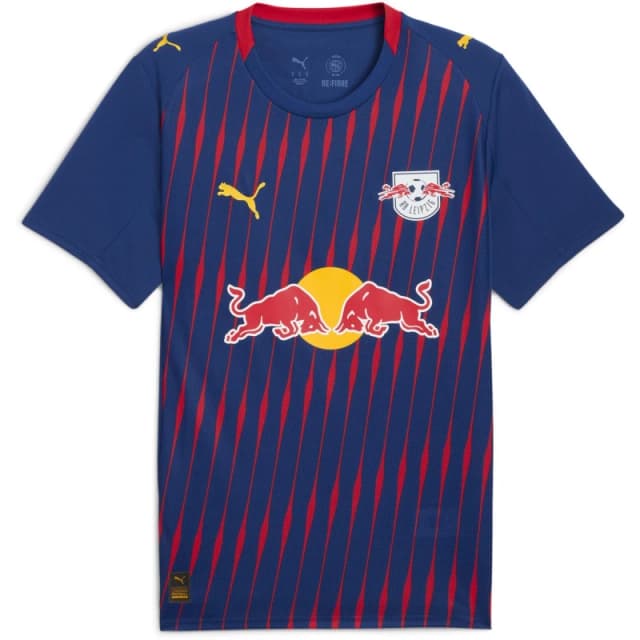Puma RB Leipzig Authentic Away Football Shirt 2025 2026 Mens Red/Blue male S